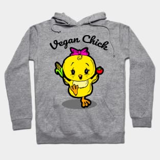 Vegan Chick with Cute Baby Chick Hoodie